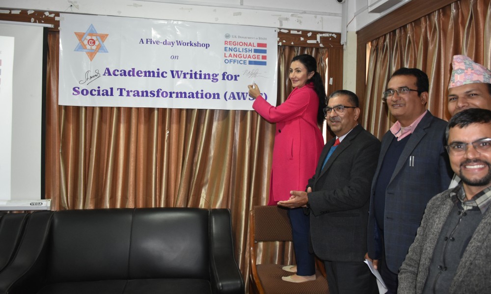Inaguration of Academic Writing for Social Transformation